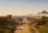 Albert Zimmermann, ITALIAN LANDSCAPE