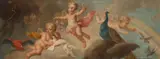 German School 18th century, AN ALLEGORY OF NIGHT AND DAY (SUPRAPORTE)