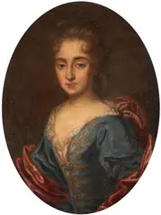 French School circa 1700, PORTRAIT OF A YOUNG LADY, Oil on panel, mounted on hardboard