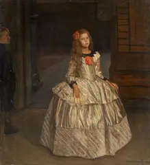 Leopold Graf von Kalckreuth, THE DRESS REHEARSAL, Oil on canvas