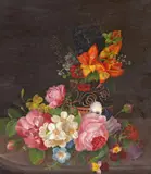 Andreas Lach, OPULENT STILL LIFE, Oil on canvas