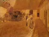 Wilhelm Schreuer, THE ARRIVAL AT THE TAVERN