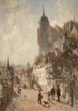 Wilhem Georg Ritter, SPRING IN MEISSEN, Oil on canvas