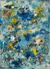 No. 69/S8 by Rolf Cavael, Oil on canvas, sold Dec 2012
