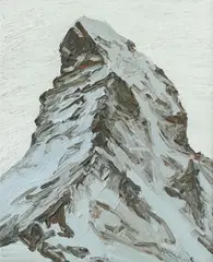 Matterhorn 20/ I by Ralph Fleck, Oil on canvas, sold Dec 2012