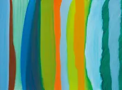 Untitled by Katharina Grosse, Acrylic on canvas, sold Dec 2012