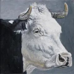 Untitled by Karin Kneffel, Oil on canvas, sold Dec 2012