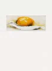 Untitled (Spiegelei) by Dieter Krieg, Acrylic and spray paint on plexiglas, sold Dec 2012