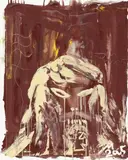 Jonathan Meese, Kokain XII: Der Quallendompteur