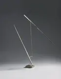 George Rickey, One up one down excentric with acute angle II