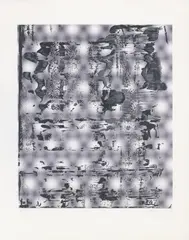 Graphit by Gerhard Richter, 2005, Colour silkscreen on duplex offset print on card, sold Dec 2012