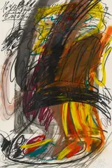 Untitled by Walter Stöhrer, Mixed media over etching on wove paper, sold Dec 2012