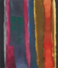Vertikal by Fritz Winter, Oil on canvas, sold Dec 2012