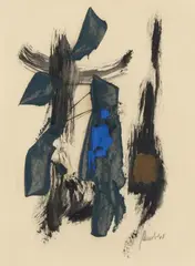 Fritz Winter, Untitled, Oil on paper