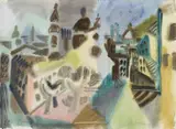 Eduard Bargheer, Piazza Santo Spirito Florenz