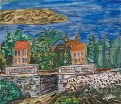 Le Brusc by Werner Gilles, Oil on canvas, sold Dec 2012