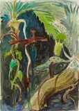 Dickicht by Erich Heckel, Watercolour and chalk on firm wove paper, sold Dec 2012