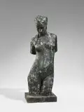 Ernest Wynants, Torso, Bronze sculpture. Height 113 cm. Signed 'E. Wijnants' on back of cast-with plinth (