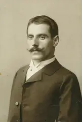 Untitled (Portrait of a Man) by August Sander, Vintage gelatin silver print, sold Nov 2012