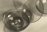 Max Baur, Rauchglas-Schalen (Smoked Glass Cups), Vintage gelatin silver print