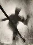 Untitled (Skier in Back Light) by Dr. Paul Wolff & Alfred Tritschler, Vintage gelatin silver print on Agfa Brovira paper, sold Nov 2012