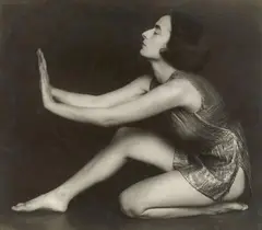 Berta Reidinger, dancer by Trude Fleischmann, Vintage gelatin silver print, sold Nov 2012