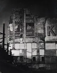 Le mur de l'ancien "Bal Bullier" by Christian Bérard, Vintage ferrotyped gelatin silver print, sold Nov 2012