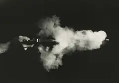 Revolver by Harold Eugene Edgerton, Gelatin silver print, printed probably 1980s, sold Nov 2012