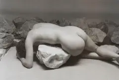 Andre de Dienes, Nude, Ferrotyped gelatin silver print, printed later