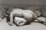 Andre de Dienes, Nude, Ferrotyped gelatin silver print, printed later