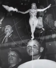 Untitled (Circus) by Weegee, 3 vintage ferrotyped gelatin silver prints, sold Nov 2012