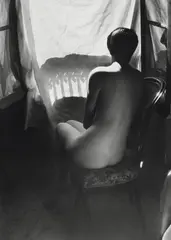 Deena de dos by Willy Ronis, Gelatin silver print, printed later, sold Nov 2012