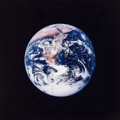 Full Moon, Outbound, photographed by Harrison Schmitt, Apollo 17, December 7-19, 1972 (from the series: Full Moon) by Michael Light, Chromogenic print on Fujicolor Crystal Archive paper, printed, sold Nov 2012