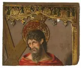 Spanish School, second half 15th Century, SAINT ANDREW, Oil on panel