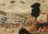 CHRIST BEARING THE CROSS by follower of Pieter Brueghel the Younger, Oil on panel, sold Nov 2012
