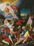 Johann König, THE RESURRECTION OF CHRIST, Oil on copper