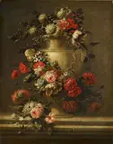 Jan Baptist Bosschaert, FLOWER STILL LIFE, Oil on canvas (relined)