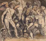 Flemish School 17th century, VENUS AND ADONIS