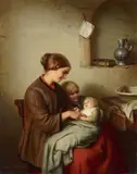 Johann Georg Meyer, THE FIRST SMILE