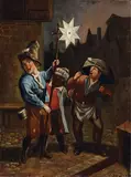 THE TWELVE MONTHS (AFTER JAN MIENSE MOLENAER) by German School of the late 17th Century, Oil on panel. Each, sold Sep 2012