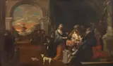 THE CIRCUMCISION by Italian School probably of the 17th century, Oil on canvas (relined), sold Sep 2012