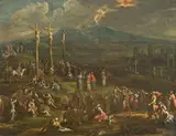 South German School about 1700, CAVALRY, Oil on canvas (relined)