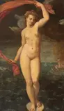 VENUS by follower of Friedrich Sustris, Oil on panel, sold Sep 2012