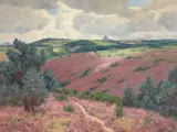 Fritz von Wille, LANDSCAPE IN THE EIFEL REGION WITH VIEW OF THE NÜRBURG