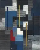 Adolf Fleischmann, Ohne Titel (Untitled), Oil on canvas