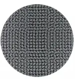Matti Kujasalo, Ohne Titel (Untitled), Acrylic and chalk on punched canvas on synthetic diameter 150 cm