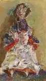Marwan, Ohne Titel (Marionette) / Untitled (puppet), Oil on canvas