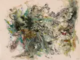 Bernard Schultze, Ohne Titel (Untitled), Watercolour, gouache and drawing ink on chamois laid paper