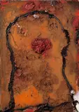 Brega by Emil Schumacher, Mixed media on canvas, sold May 2012