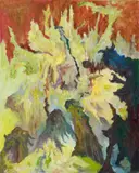 vielleicht ein Inferno aber heiter (maybe an inferno but cheerful) by Bernard Schultze, Oil on canvas, sold May 2012